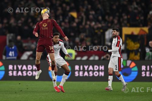 Roma Koni De Winter Genoa Aaron Martin Olimpic match between   Roma 3-1 Genoa Roma, Italy 