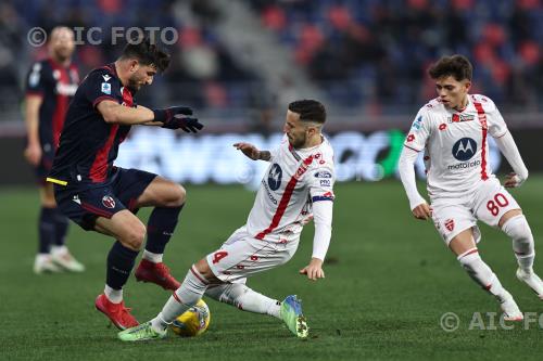 Bologna Patrick Ciurria Monza Samuele Vignato Renato Dall’Ara match between    Bologna 3-1 Monza Bologna, Italy 