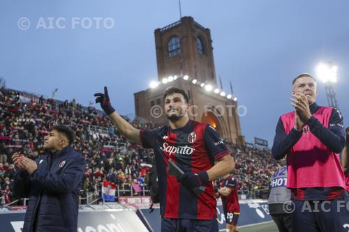 Bologna Riccardo Orsolini Bologna Emil Holm Renato Dall’Ara match between    Bologna 3-1 Monza Bologna, Italy 