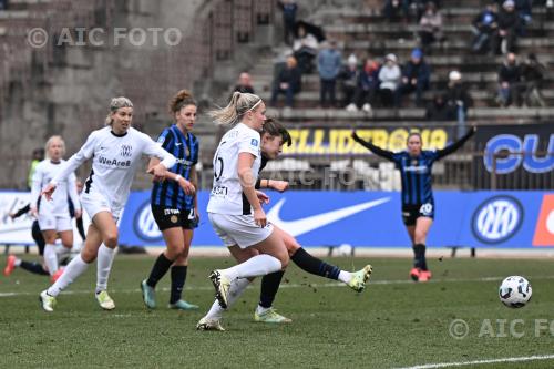 Inter Women Mina Schaathun Bergersen Como Women 2025 Milano, Italy Goal 1-0 