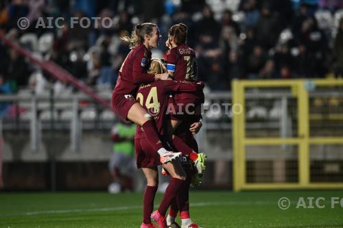 Roma Women Manuela Giugliano Roma Women Emile Haavi Italian championship 2024 2025  Femminile 15°Day Tre Fontane match between Roma Women 3-1 Juventus Women 