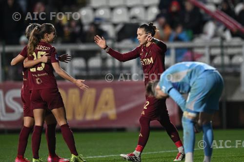 Roma Women Frederikke Thogersen Roma Women Moeka Minami Tre Fontane match between Roma Women 3-1 Juventus Women Roma, Italy 