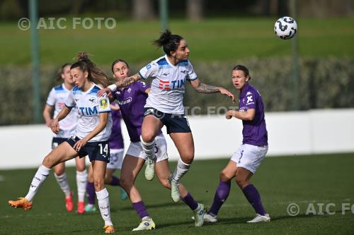 Lazio Women Martina Piemonte Lazio Women Stephanie Breitner Mirko Fersini match between Lazio Women 2-0 Fiorentina Women Formello, Italy 