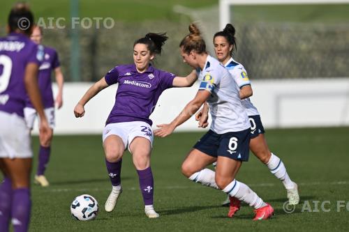 Fiorentina Women Louise Eriksen Lazio Women Flaminia Simonetti Mirko Fersini match between Lazio Women 2-0 Fiorentina Women Formello, Italy 