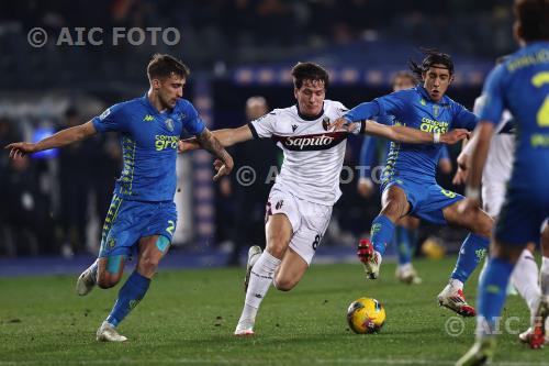 Empoli Giovanni Fabbian Bologna Youssef Maleh Carlo Castellani match between    Empoli 1-1 Bologna Empoli, Italy 