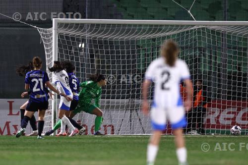 Inter Women Daniela Sabatino Sassuolo Women Ivana Andres Sanz Italian championship 2024 2025  Femminile 4° Final Women Italy Cup Enzo Ricci match between    Sassuolo Women 2-1 Inter Women 