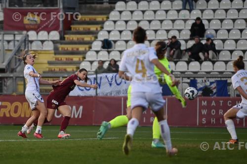 Roma Women Sofia Bertucci Sampdoria Women Francesca Pittaccio Tre Fontane match between Roma Women 4-0 Sampdoria Women Roma, Italy Goal 4-0 