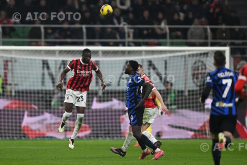 Milan Marcus Thuram Inter Strahinja Pavlovic Giuseppe Meazza match between   Milan 1-1 Inter Milano, Italy 