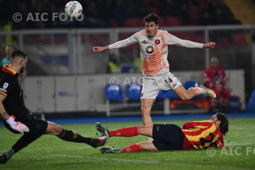 Roma Antonino Gallo Lecce Wladimiro Falcone Via del mare match between    Lecce 0-1 Roma Lecce, Italy 
