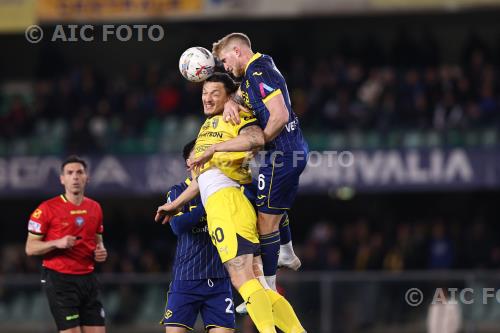 Parma Nicolas Valentini Hellas Verona Suat Serdar Marcantonio Bentegodi match between    Hellas Verona 0-0 Parma Verona, Italy 