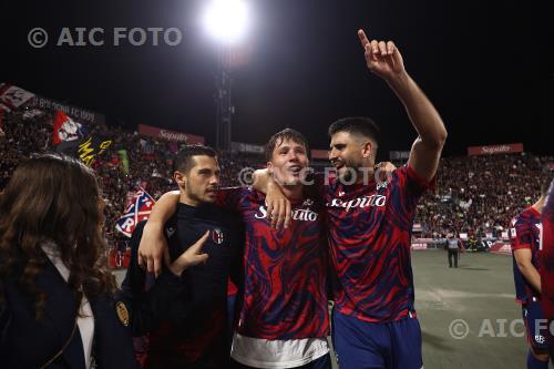 Bologna Giovanni Fabbian Bologna Martin Erlic Renato Dall’Ara match between    Bologna 2-1 Empoli Bologna, Italy 