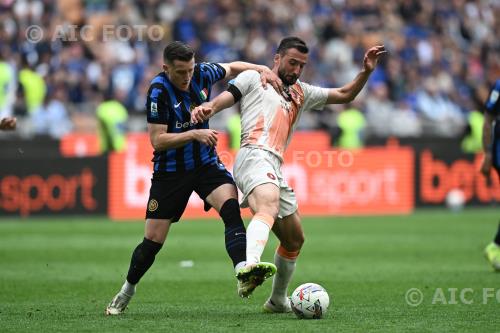 Roma Piotr Zielinski Inter 2025 Milano, Italy 