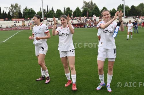 Milan Women Sara Stokic Milan Women Christy Grimshaw Tre Fontane match between Roma Women 3-3 Milan Women Roma, Italy 