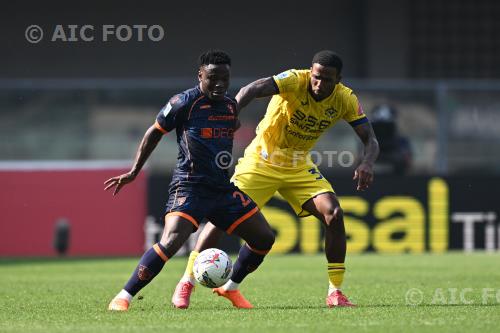 Lecce Jackson Tchatchoua Hellas Verona 2025 Verona, Italy 