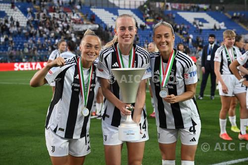 Juventus Women Amalie Vangsgaard Juventus Women Emma Kullberg Giuseppe Sinigaglia match between    Juventus Women 4-0 Roma Women Como, Italy 