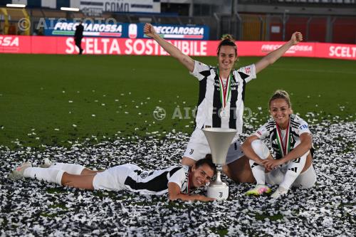 Juventus Women Martina Lenzini Juventus Women Martina Rosucci Giuseppe Sinigaglia match between    Juventus Women 4-0 Roma Women Como, Italy 