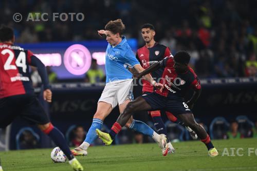 Napoli Michel Adopo Cagliari Alessandro Deiola Diego Armando Maradona match between    Napoli 2-0 Cagliari Napoli, Italy 