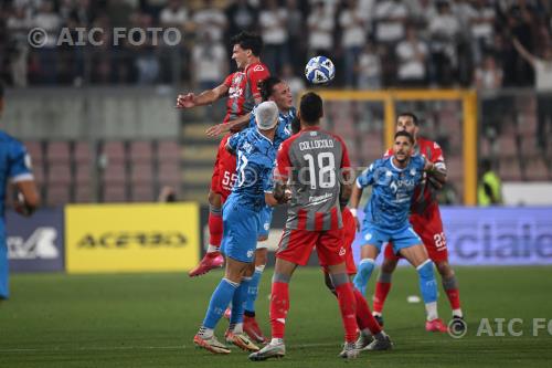 Cremonese Francesco Pio Esposito Spezia Arkadiusz Reca Italian championship 2024-2025 Serie B Play off Final, 2°Leg Pier Giovanni Zini match between Cremonese 0-0 Spezia 