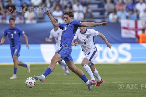 Slovenia U21 Elliot Anderson England U21 2025 Nitra, Slovakia 