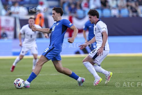 Slovenia U21 Hayden Hackney England U21 2025 Nitra, Slovakia 