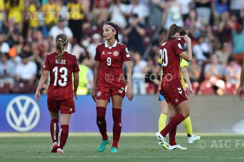 Denmark Women Nadia Nadim Denmark Women Signe Bruun Geneve, Switzerland. 