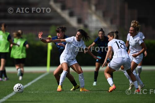 Inter Women Miriam Picchi Como Women Viktoria Szabo Italian Women Cup 2025 2026  Femminile 3°Day Arena Civica Gianni Brera match between Inter Women 0-1 Como Women 