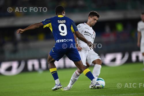 Cremonese Amin Sarr Hellas Verona 2025 Verona, Italy 