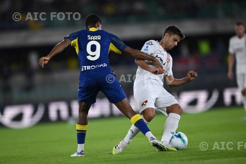 Cremonese Amin Sarr Hellas Verona 2025 Verona, Italy 