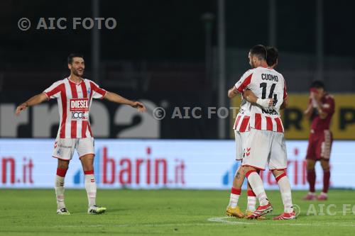 L.R. Vicenza Maxime Leverbe L.R. Vicenza Giuseppe Cuomo Pier Cesare Tombolato match between Cittadella 0-1 Vicenza Cittadella, Italy 