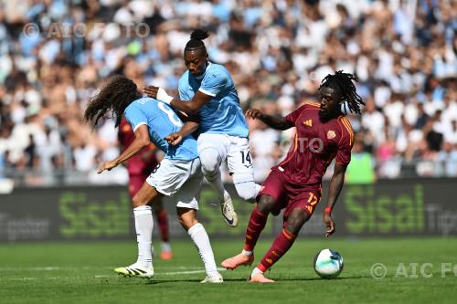 Lazio Tijjani Noslin Lazio Kouadio Kone Olimpic match between   Lazio 0-1 Roma Roma, Italy