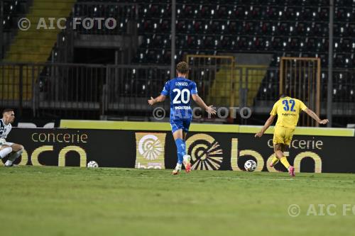 Carrarese Matteo Lovato Empoli Andrea Fulignati Carlo Castellani match between    Empoli 2-2 Carrarese Empoli, Italy Goal 2-2