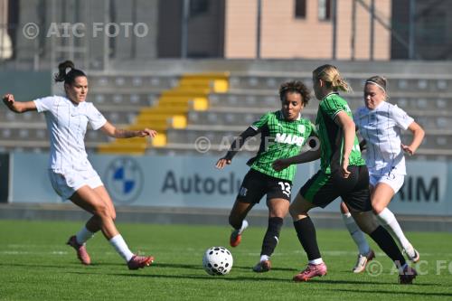 Como Women Kassandra Missipo Sassuolo Women Mina Bergersen Enzo Ricci match between    Sassuolo Women 1-0 Como Women Sassuolo, Italy 