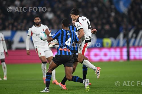 Milan Isak Hien Atalanta Berat Ridvan Djimsiti Gewiss match between    Atalanta 1-1 Milan Bergamo, Italy