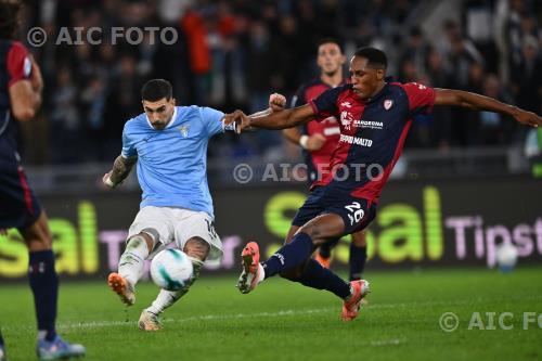 Lazio Yerry Mina Cagliari 2025 Roma, Italy Goal 2-0 