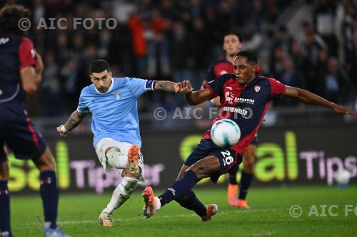 Lazio Yerry Mina Cagliari 2025 Roma, Italy Goal 2-0 