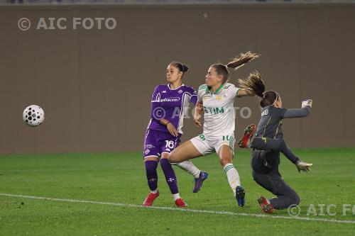 Fiorentina Women Emile Haavi Roma Women Cecilie Fiskerstrand Curva Fiesole - Viola Park match between Fiorentina Women 5-2 Roma Women Firenze, Italy Goal 3-1 