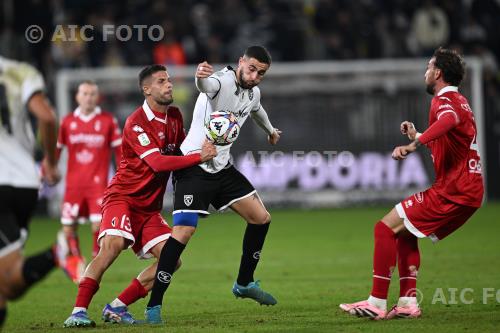 Bari Gabriele Artistico Spezia Gaetano Castrovilli Alberto Picco match between Spezia 1-1 Bari La Spezia, Italy 