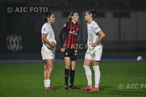 Como Women Julie Piga Milan Women Veronica Bernardi Ferruccio Trabattoni match between    Como Women 1-0 Milan Women Seregno, Italy 