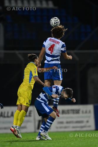 Pro Patria Mariano Arini Pergolettese Alessandro Di Munno Carlo Speroni match between  Pro Patria 3-1 Pergolettese Busto Arsizio Italy 