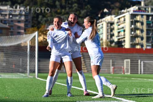 Napoli Women Cecilie Floe Napoli Women King Maria Kozak Sciorba match between    Genoa Women 1-3 Napoli Women Genova, Italy 