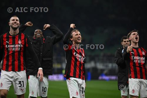 Milan Luka Modric Milan Alexis Saelemaekers Giuseppe Meazza match between   Inter 0-1 Milan Milano, Italy 
