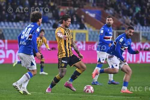 Sampdoria Andrea Giorgini Juve Stabia Jordan Ferri Luigi Ferraris match between Sampdoria 1-0 Juve Stabia Genova, Italy 