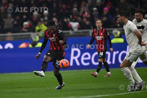 Milan Alessio Romagnoli Lazio Mario Gila Giuseppe Meazza match between   Milan 1-0 Lazio Milano, Italy 