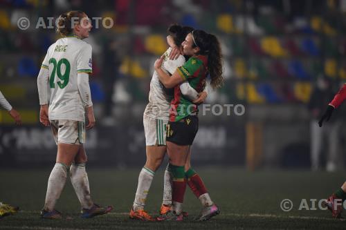 Roma Women Maria Grazia Petrara Ternana Women Annalena Rieke Moreno Gubbiotti match between Ternana Women 0-2 Roma Women Terni, Italy 