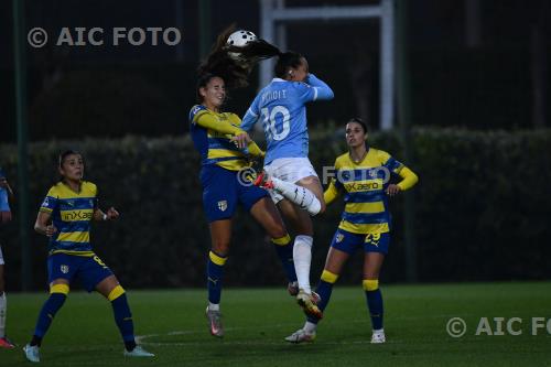 Parma Women Alice Benoit Lazio Women Mannon Uffren Italian championship 2025 2026  Femminile 9°Day Mirko Fersini match between Lazio Women 1-0 Parma Women 