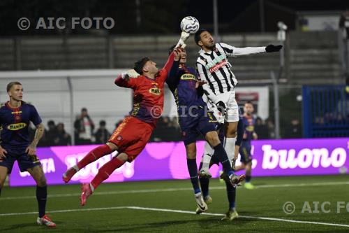 Guidonia Andrea Cristini Guidonia Mohammed Amine Chakir Comunale match between Guidonia 0-0 Ascoli Guidonia, Italy 