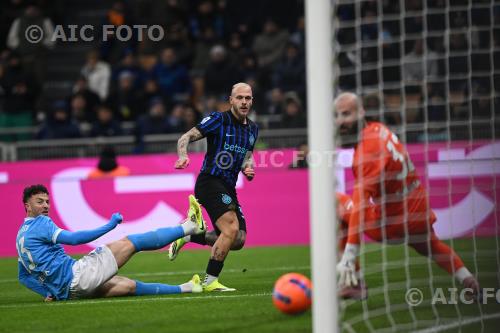 Inter Amir Rrahmani Napoli 2025 Milano, Italy Goal 1-0 