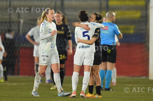 Inter Women Ivana Andres Sanz Inter Women Paloma Lazaro Moreno Gubbiotti match between Ternana Women 0-2 Inter Women Terni, Italy 