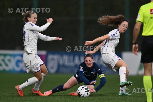 Fiorentina Women Noemi Visentin Lazio Women Maria Luisa Filangeri Mirko Fersini match between Lazio Women 3-0 Fiorentina Women Formello, Italy 
