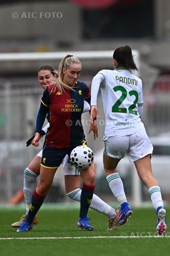 Roma Women Winonah Heatley Roma women Marta Pandini Sciorba match between    Genoa Women 0-1 Roma Women Genova, Italy 
